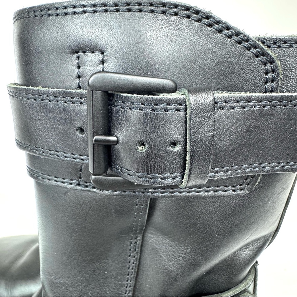 Ann Demeulemeester black triple buckle moto combat creeper women’s boots size 37 - Picture 10 of 16
